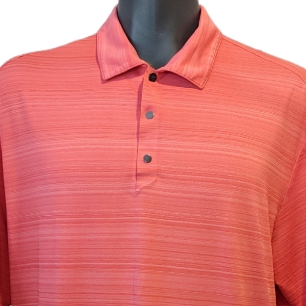 Nike Tiger Woods Dri Fit Pink Golf Polo Shirt XL